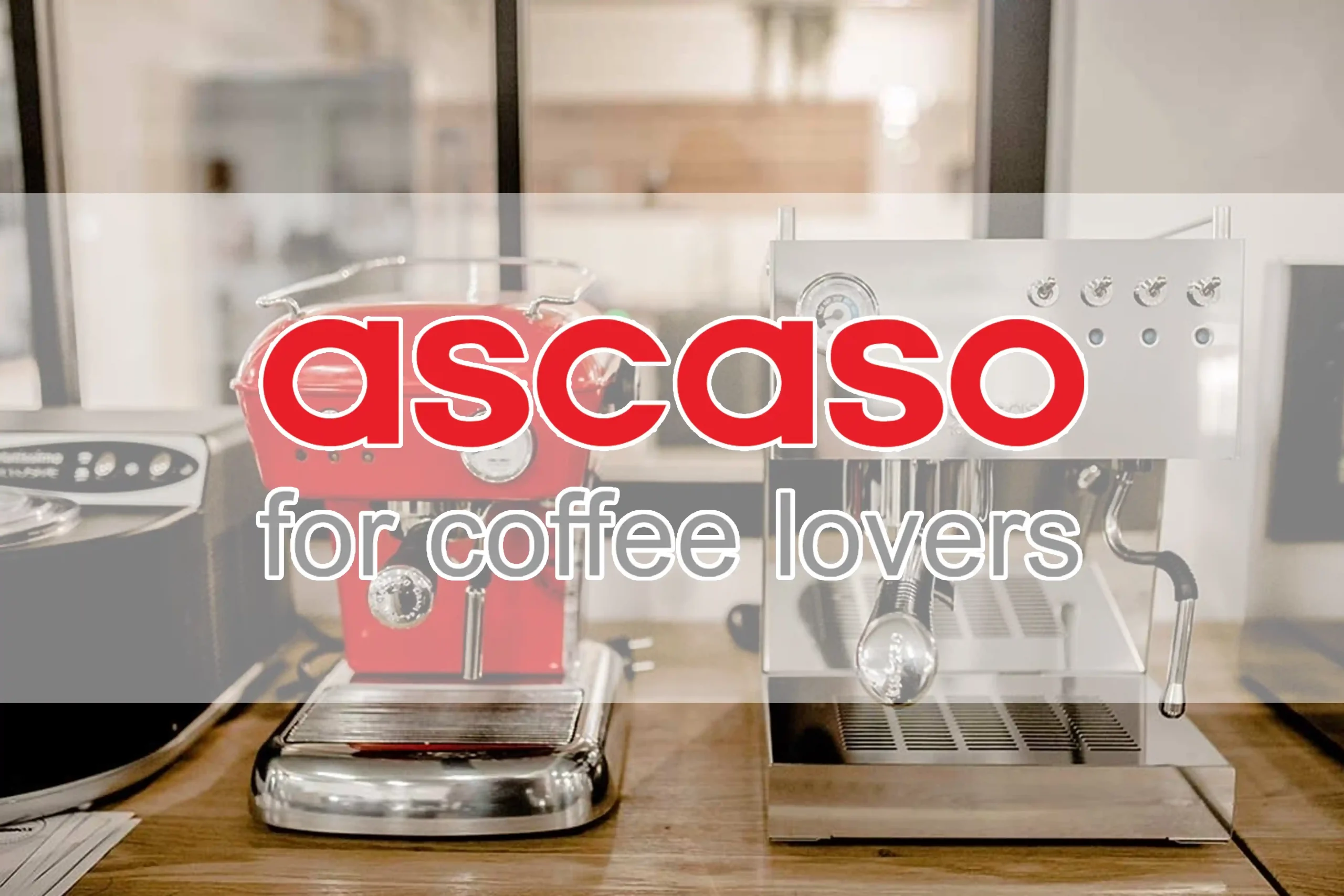 Ascaso fpr Coffee lovers Siebträger Espresso Espressokultur Barista Steelraum Grills und Lifestyle Michael Hofmann Hallstadt Bamberg Fachhändler